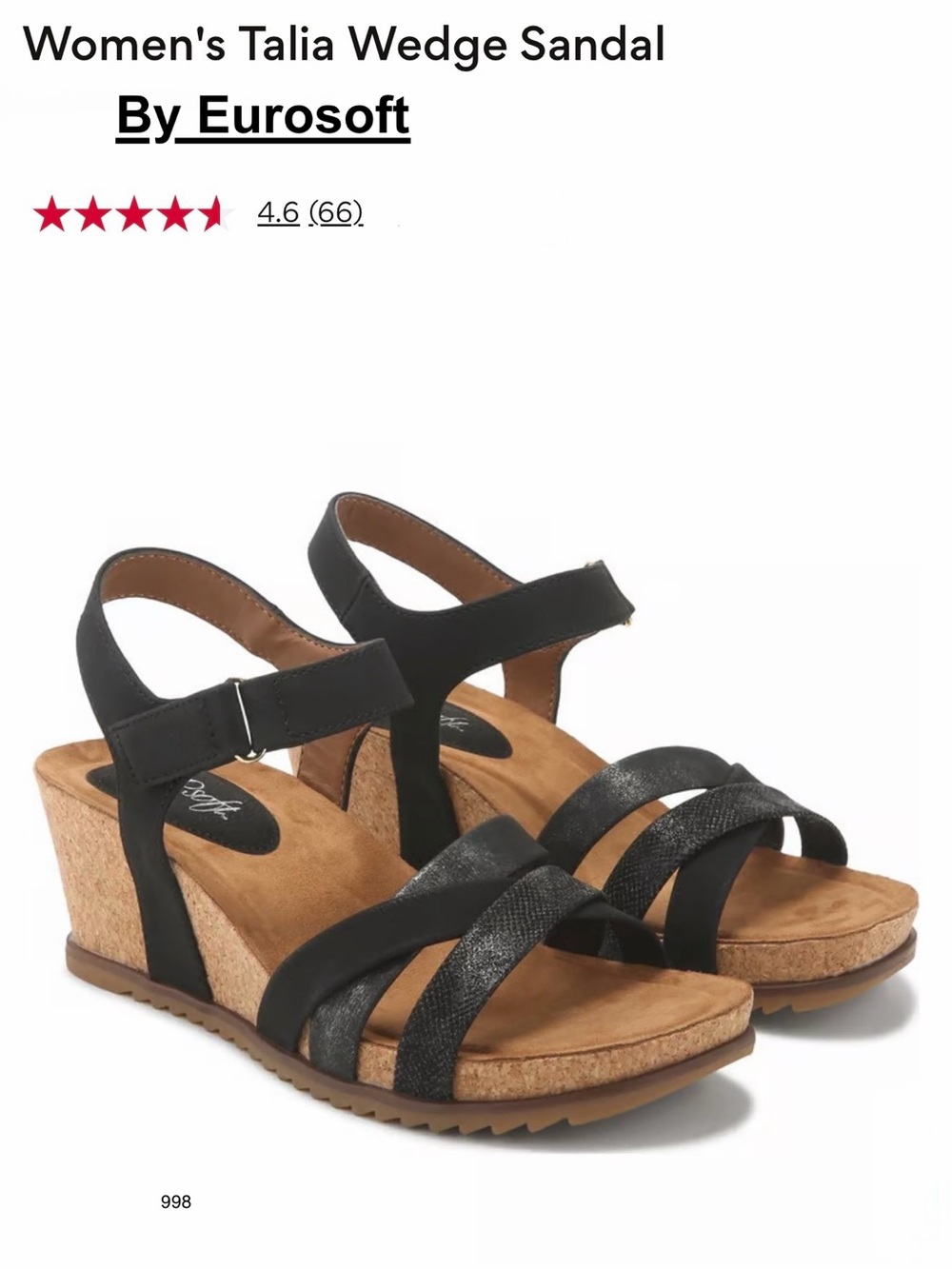 new* Women's Talia Wedge Sandal by Eurosoft